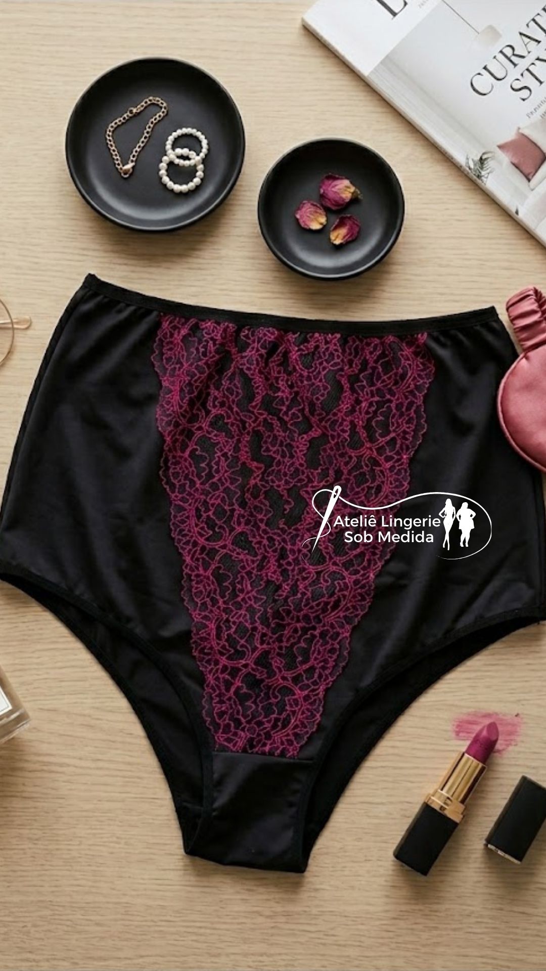 Cal&ccedil;ola Plus Size de Microfibra Sob Medida